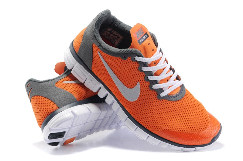 Nike Free 3.0 v2 Womens Shoes orange red - Click Image to Close